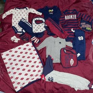 Carter’s Just One You Property Of Awesome Parents Football blanket lot 6 months